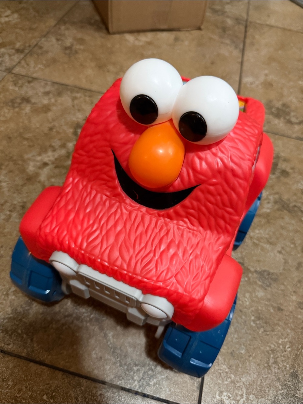 Sesame Street Giggle & Go Elmo Monster Truck Electronic Toy 57593 Tested Works
